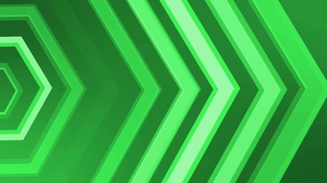 Abstract geometric background with repeating chevron/hexagon shapes forming depth animation