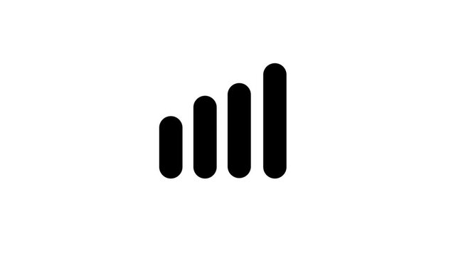 Audio Volume Level Indicator Icon Animation