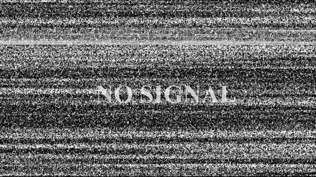 Close-up view of static noise on an old television screen. Old tv noise with no signal ,Noise on a old TV screen. Old style noise overlay for retro video effect. 