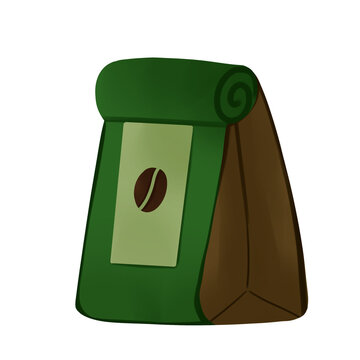 green plastic coffee