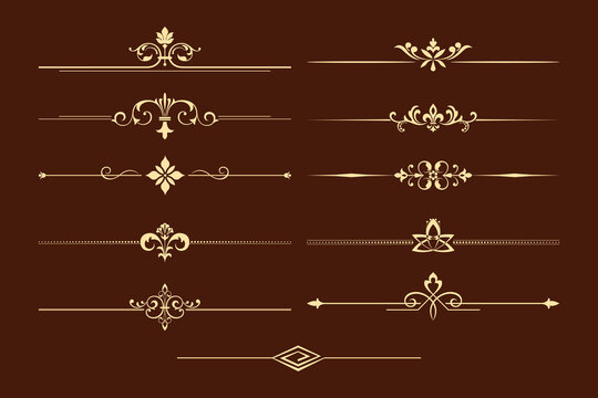 Vintage set. Floral elements for design monograms, invitations, frames, menus and labels. Graphic design of the website, cafes, boutiques, hotels, wedding invitations.