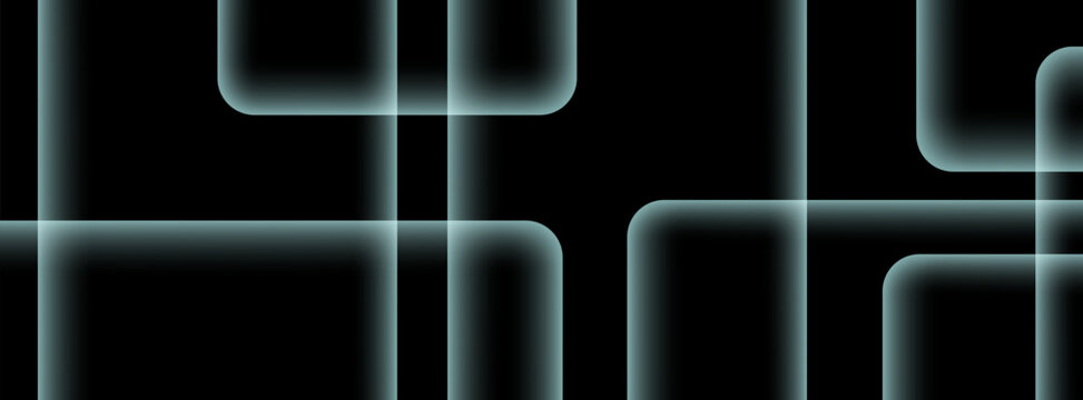 Neon glowing abstract background green color