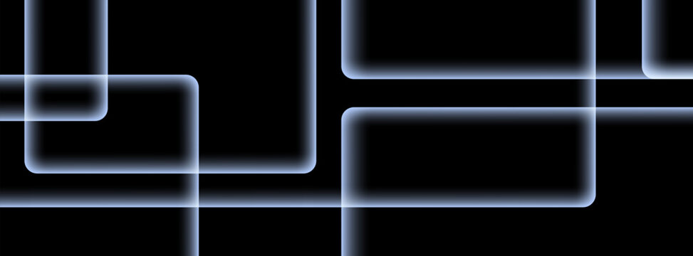 Neon glowing abstract background blue color