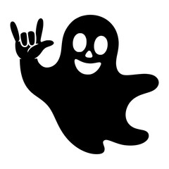 Naklejka premium Ghost Love Message