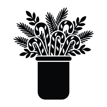 Festive Winter Plant Pot