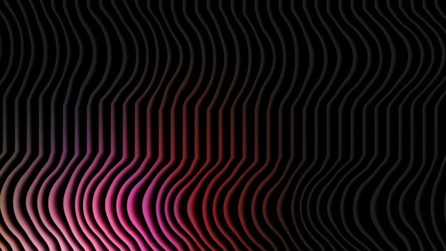 Abstract red and black digital glitch wave pattern on dark background