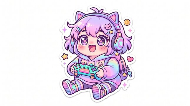vector gamer character