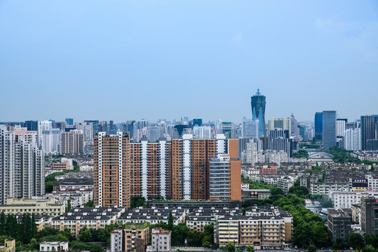 Cityscape of Hangzhou, Zhejiang, China