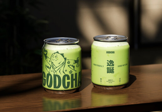 Transparent Can Mockup