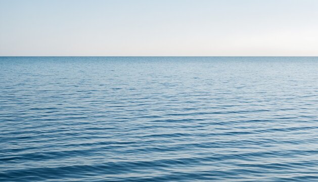 Calm ocean water for tidal and marine energy concept