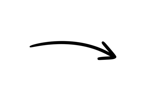arrow down business graph icon animation. business chart concept. A neon down business graph icon graphic concept. animation