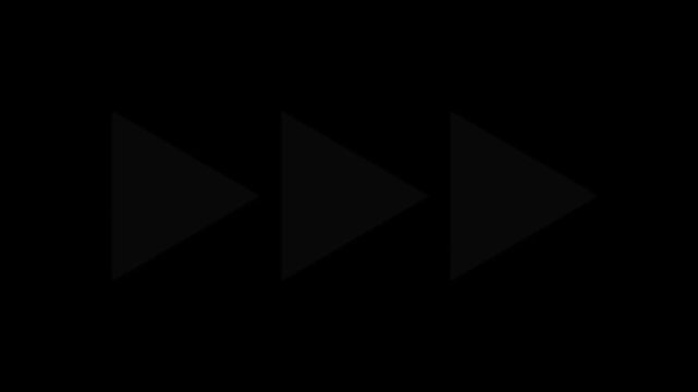 audio Fast forward white symbols icon symbol animation Fast forward sign moving forward 4k animation icon