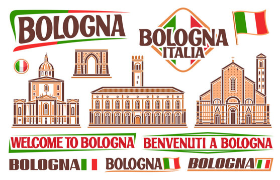 Vector set for Bologna