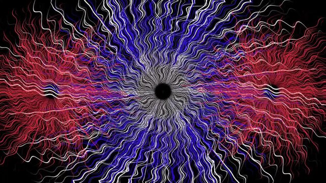 Colorful Electric Energy Burst Motion Graphic
