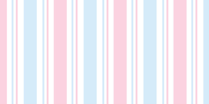 Pastel pink and light blue vertical stripes, a faded pajama pattern for women.