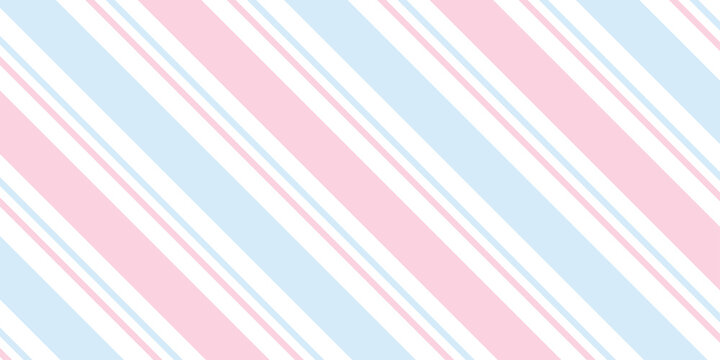 Pastel pink and light blue vertical stripes, a faded pajama pattern for women.