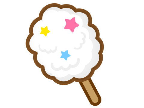 わたあめのイラスト素材