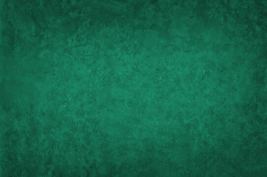 Abstract jade green dark background grunge texture