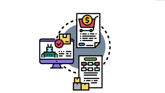 Purchase order authorization using an automated system, overseeing financial transactions, inventory management, and digital workflow for efficient business operations and procurement