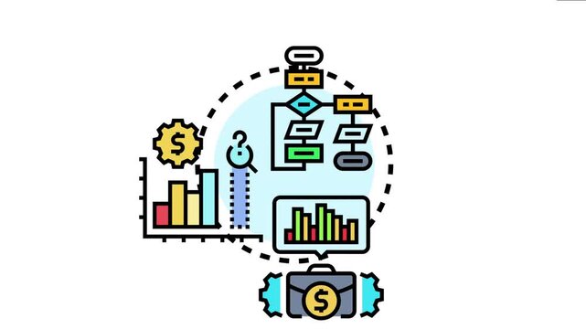 Automated decision system workflow, data analysis, and financial management for optimizing business processes and increasing operational efficiency and strategic planning