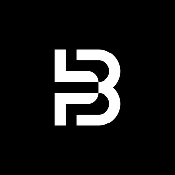Modern, futuristic, and unique 'B' monogram with negative space. Elegant bold block design, ideal for tech startups, fintech, AI, and biotech.