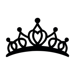 Elegant crown icon vector © Infinity