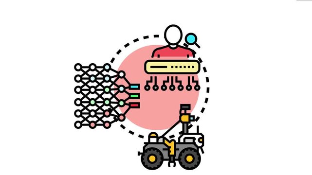 System processing data using neural network algorithms for object recognition and machine vision tasks, driving robotic automation with artificial intelligence