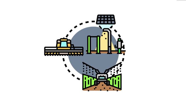 Sustainable backyard system generating energy and cultivating food using solar power, automated farming, and robot technology for self sufficiency