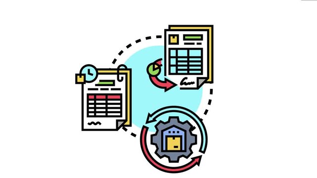Autonomous inventory restocking system a continuous cycle of data analysis, automated order placement, and smart warehouse management for efficient supply chain operations