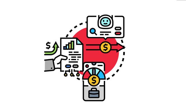 Automated investment system managing financial transactions through digital platforms, analyzing market data, and executing trades for passive income growth