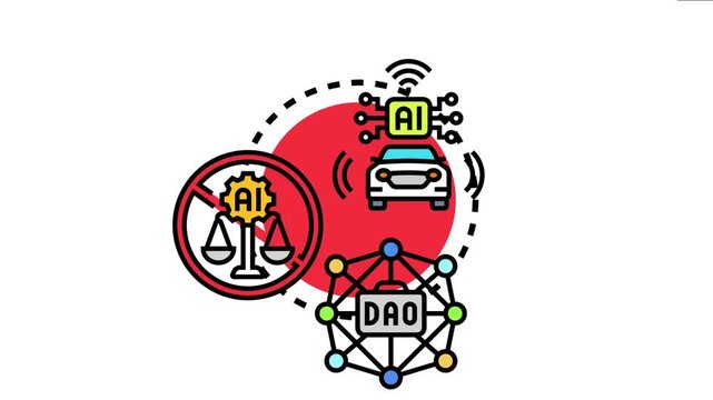 Autonomous regulation system with ai driving and decentralized organization