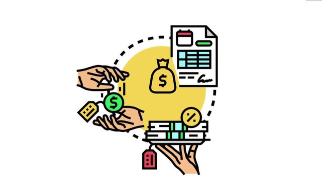 Financial manager hand managing available funds, calculating earnings for payout, offering profit and income distribution to beneficiaries with important documents