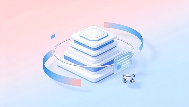 Stacked blocks with robotic elements
