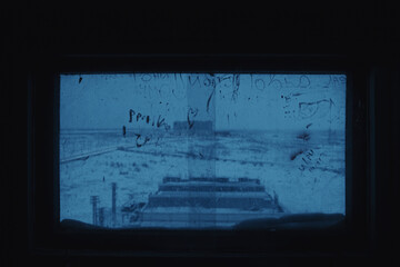 January winter beyond the Arctic Circle in Norilsk. © photovideoart