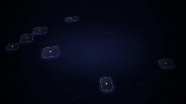 High tech geometric grid wireframe seamless loop background