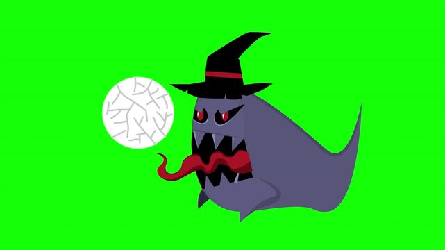 Fantasy Wizard Creature Holding a Cracked Crystal Ball for Magical Storytelling and Entertainment