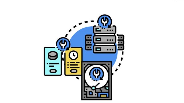 Backup system robustness protecting information with servers, hard drives, and security settings ensuring reliable data recovery and business continuity