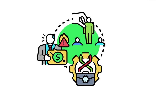 Business executive considering strategy and resources while balancing tactical planning with effective operational implementation to achieve professional goals and overcome challenges