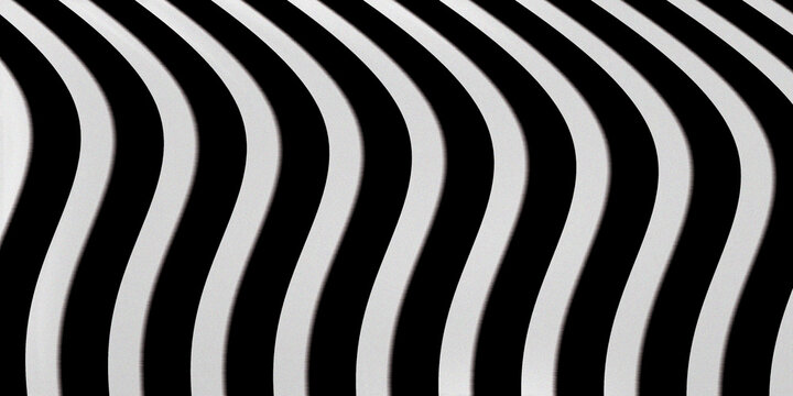 Wavy black and white zebra pattern backdrop with high contrast art.