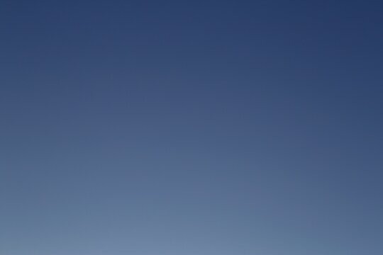 Clear twilight sky blue natural gradient background with copy space