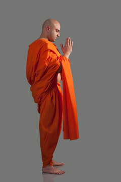 A monk praying 
