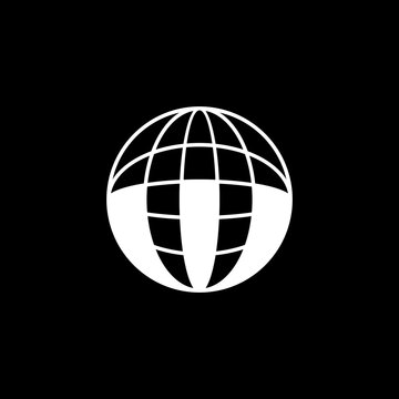 Modern, futuristic, and unique 'W' grid globe mark. Elegant balanced design, perfect for international trade, software, and IT.