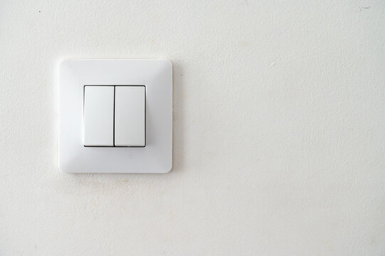light switch on wall