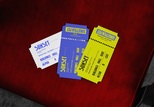Event Ticket Mockup
