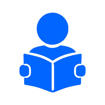 Person Sitting Holding And Reading An Open Book