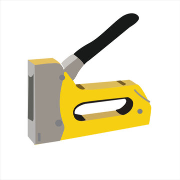 Stapler Gun Tacker. Stapler for construction work.