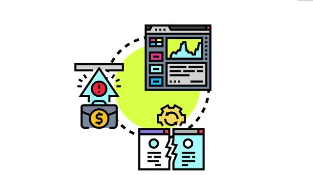 Illustration showcasing benchmarking competitors, analyzing business performance, and improving market strategy by comparing data and identifying areas for growth and advantage