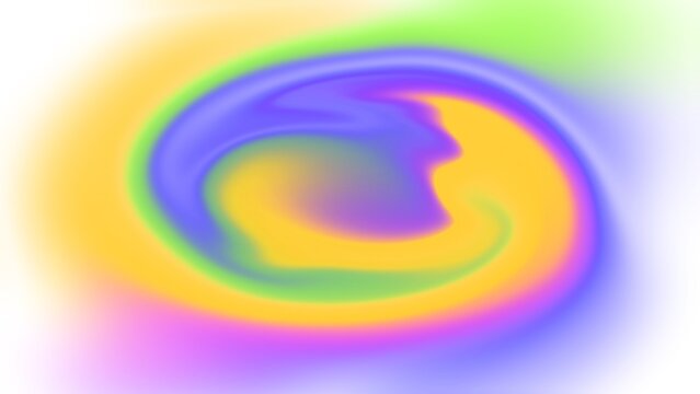 Abstract Vibrant Holographic Swirl Gradient Background with Pastel Colors