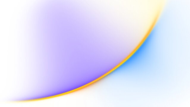 Abstract Soft Curve Gradient Background with Purple Yellow and Light Blue