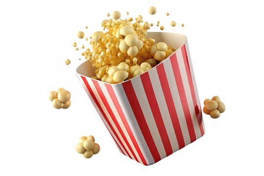 popcorn in a glass